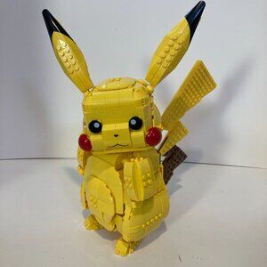 Pokemon Mega Construx Jumbo Pikachu Figure FVK81 Near Complete Set